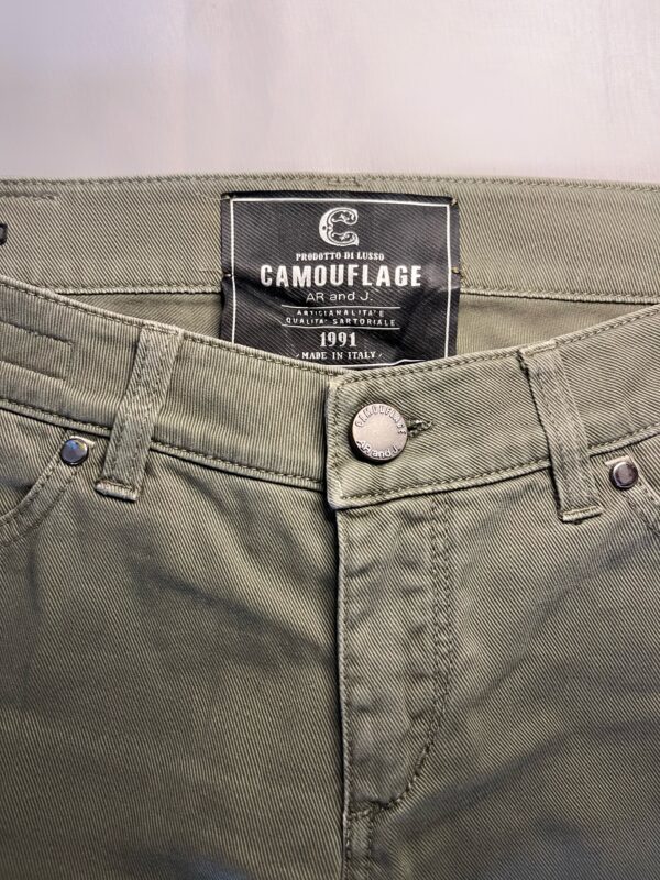 PANTALONE VERDE MILITARE - immagine 2