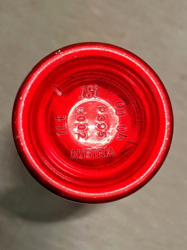 CAMPARI SIFONE VINTAGE ALLUMINIO ROSSO SODA/SELTZER - immagine 2